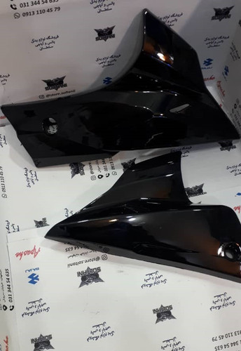 اسپایلر (قاب زیر انجین) سه تکه موتور اپاچی 180 قدیم رنگ مشکی