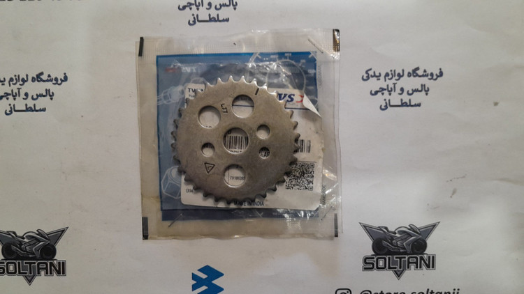 دنده زنجیر تایم به میله سوپاپ بزرگ اپاچی 150 و 160 و 180 اصلی