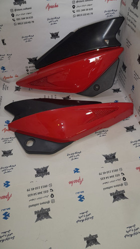 قاب بغل موتور پالس ls 135 ال اس جفتی رنگ قرمز شرکتی