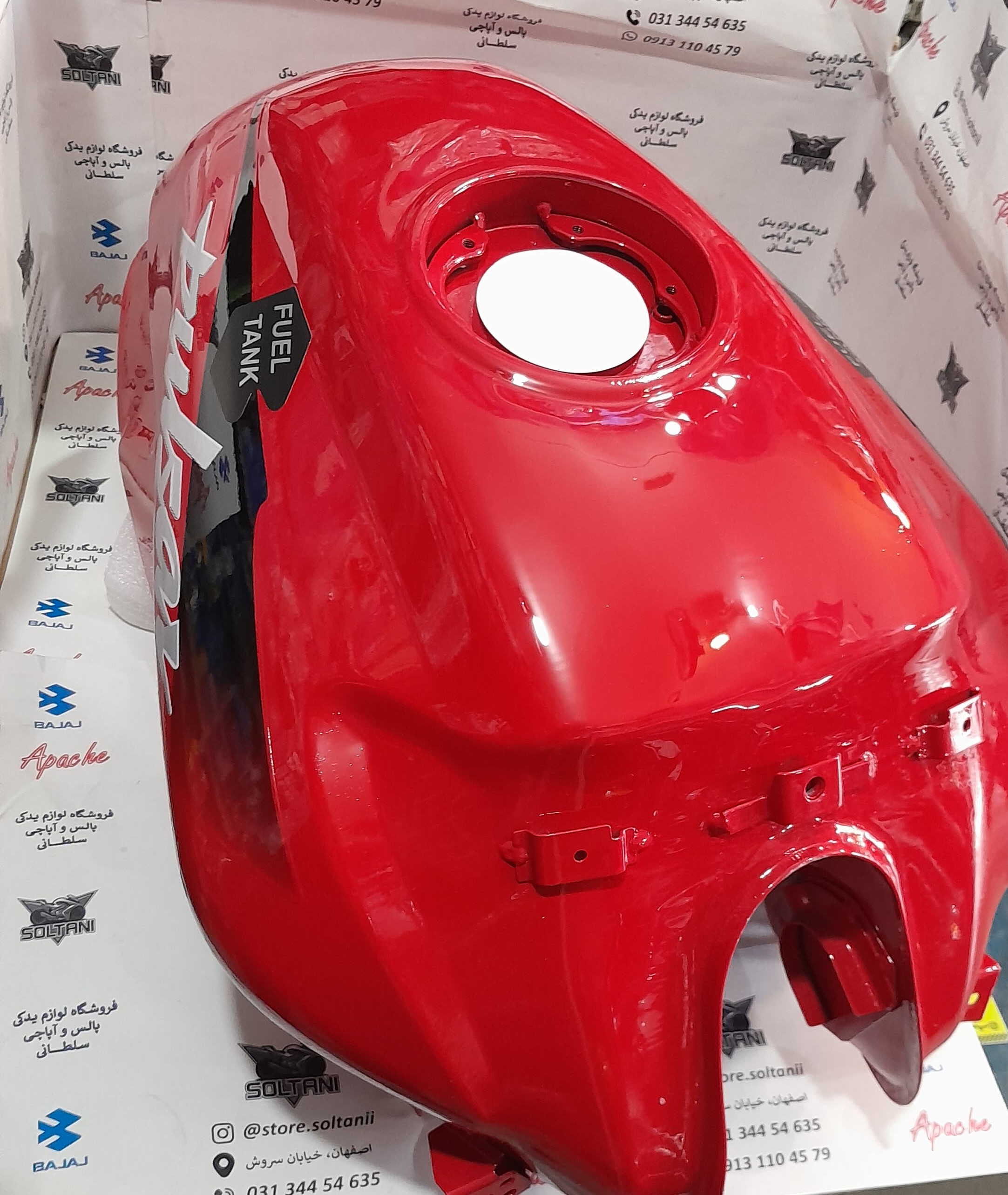 باک موتور پالس ls 135 ال اس رنگ قرمز